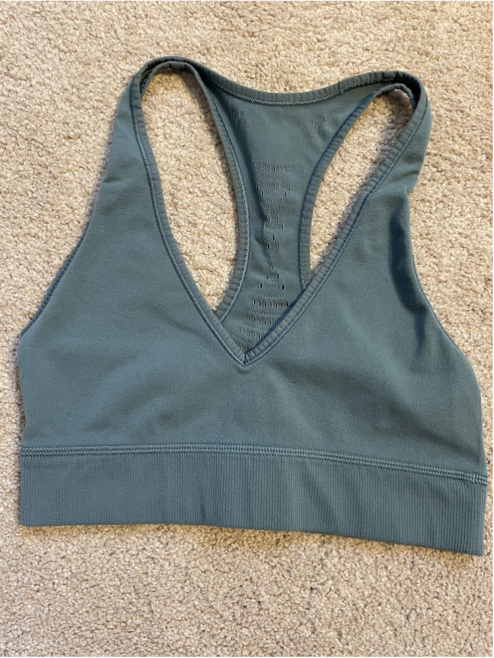 Lululemon Reveal Bra Digital Rain Light Support C/D Cup Tidewater Teal